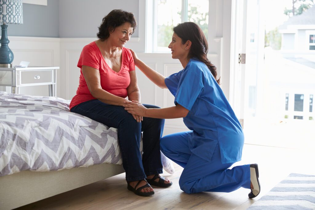 dementia home care in-home carer for a woman